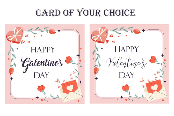 Galentines Day Gift with Variegated String of Hearts in white ceramic pot and Pearl Necklace